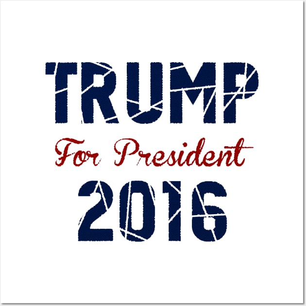 Donald Trump 2016 Wall Art by ESDesign